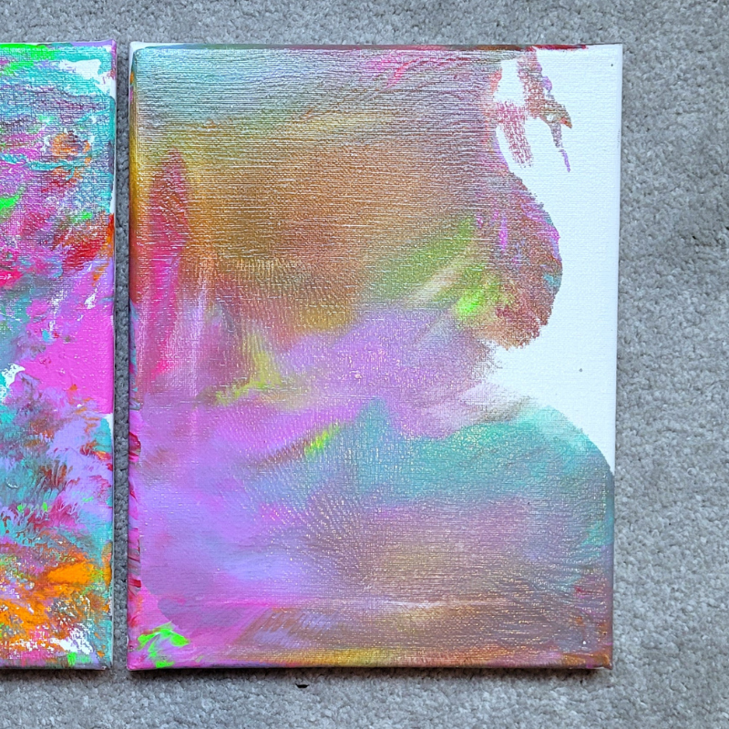 UV Glow Butt Paintings