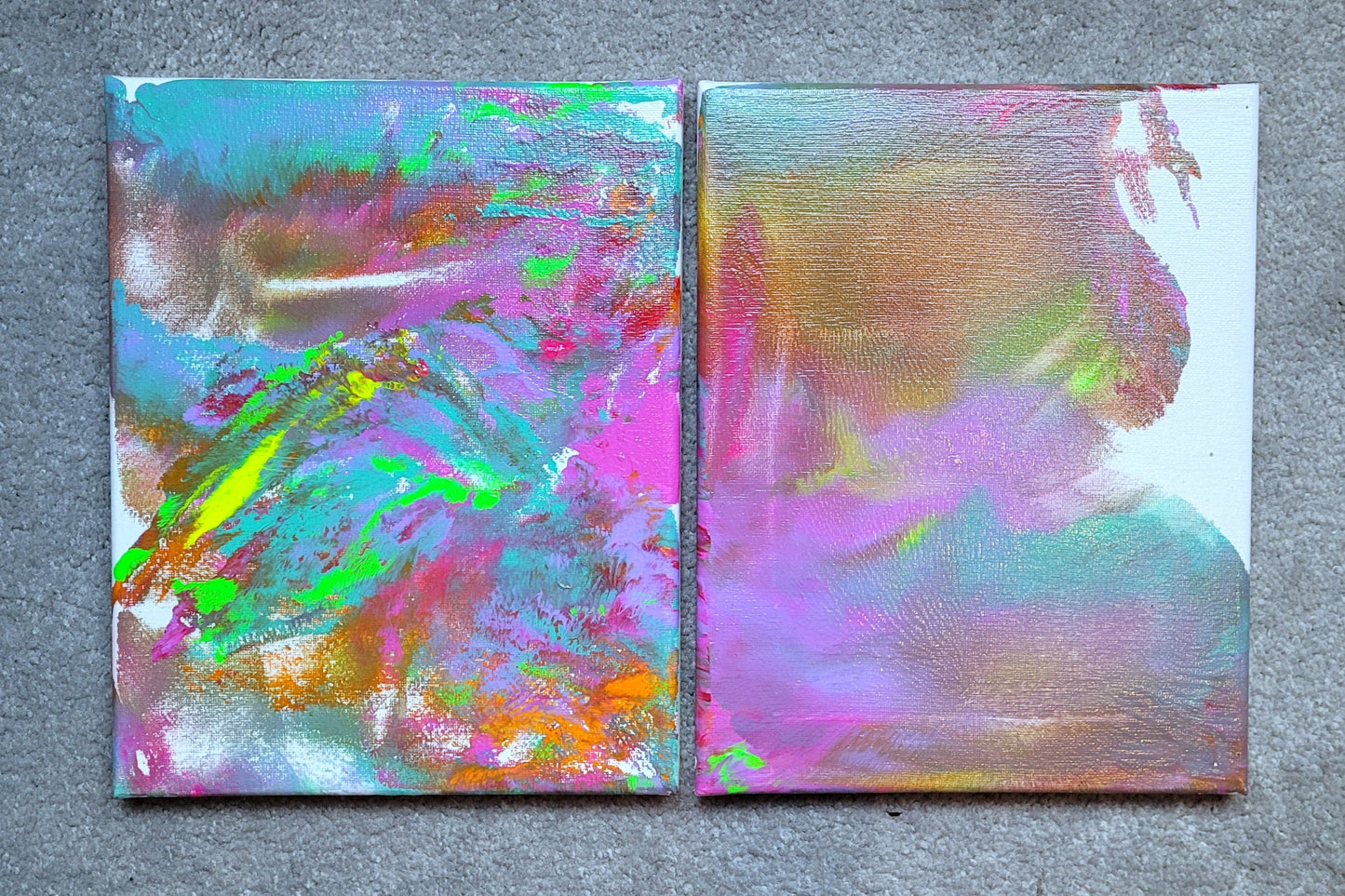 UV Glow Butt Paintings